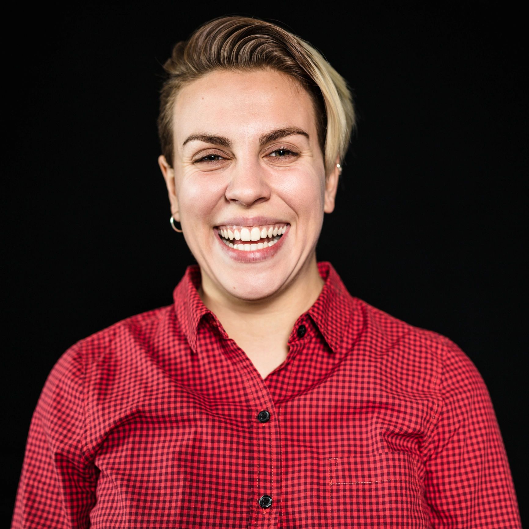 Smiling woman portrait