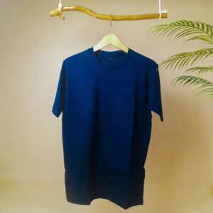 Navy t-shirt apparel mockup for Nelson Banks Financial with subtle goal/finance theme