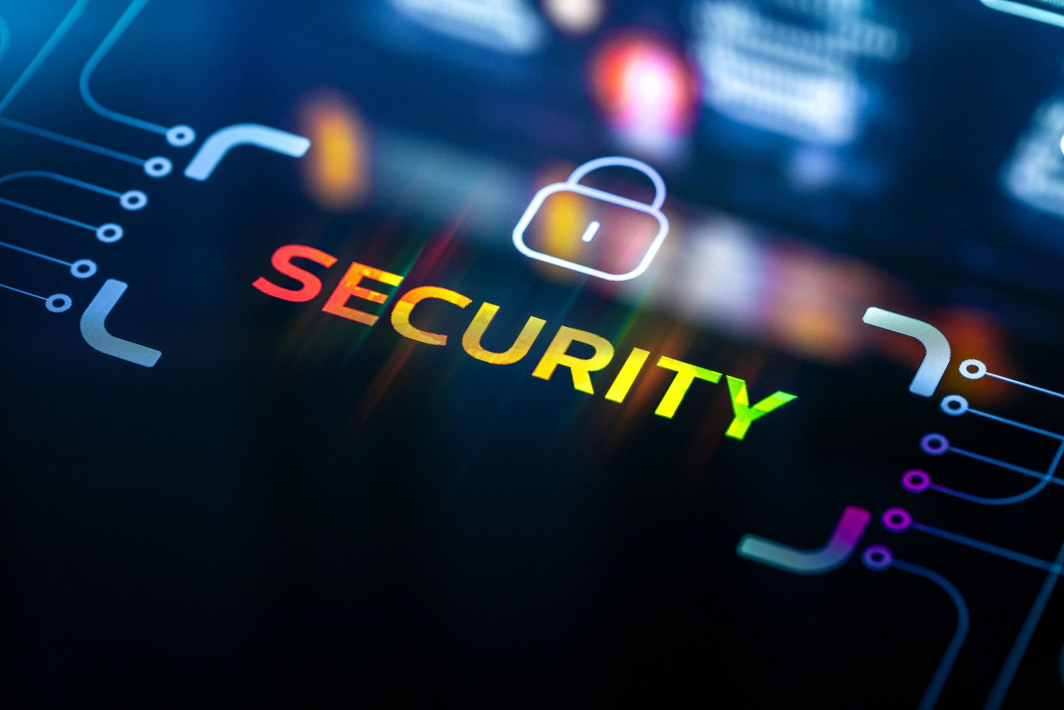 Abstract cybersecurity background representing data protection